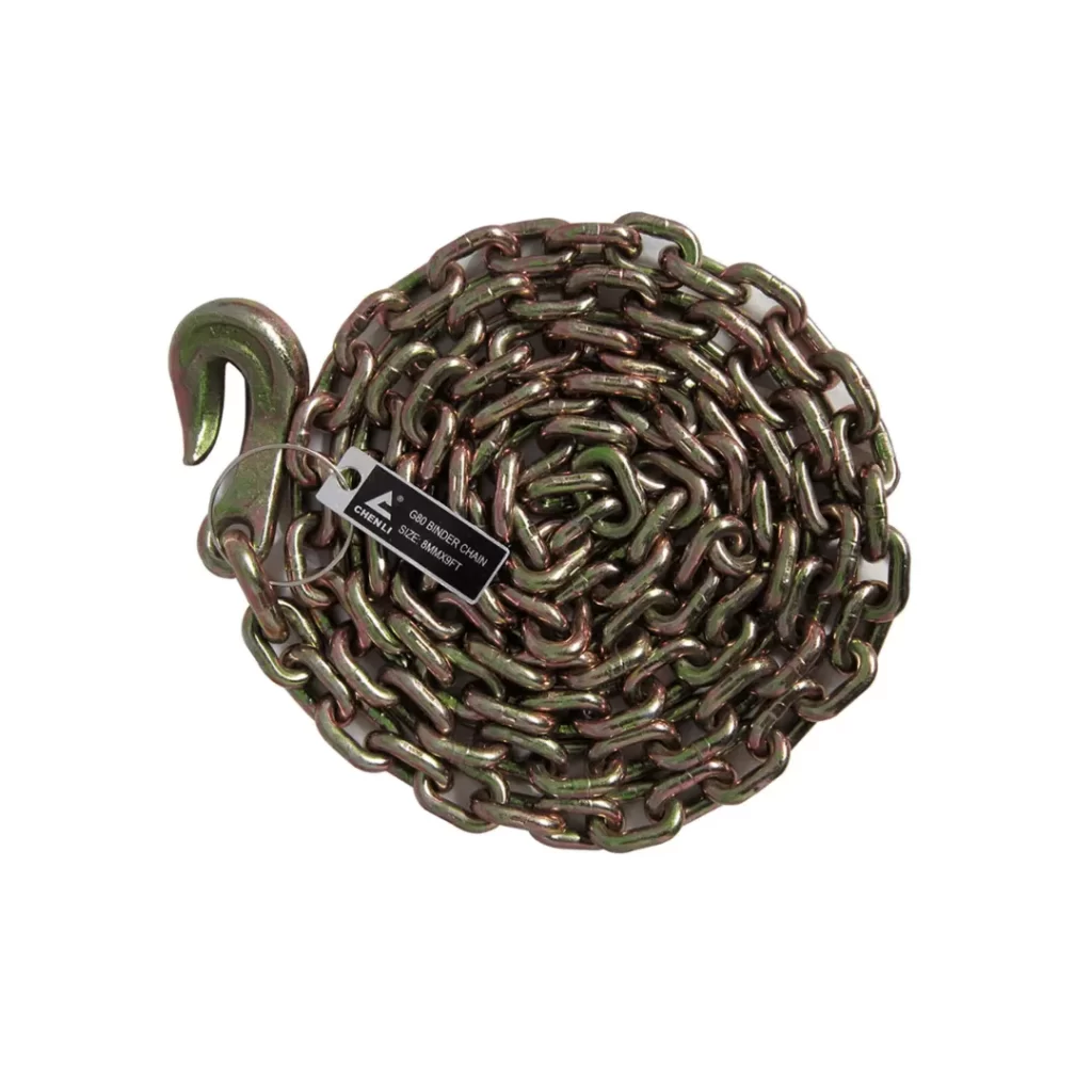 زنجیر ۷ قلاب کج ۳ متری