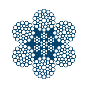 سیم بکسل آسانسوری ۱۹*۸ مغز فولادی