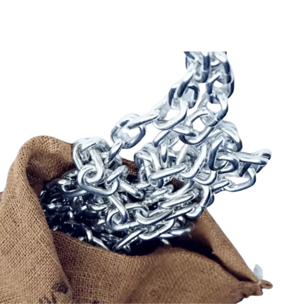 زنجیر گالوانیزه جوشی سایز ۴