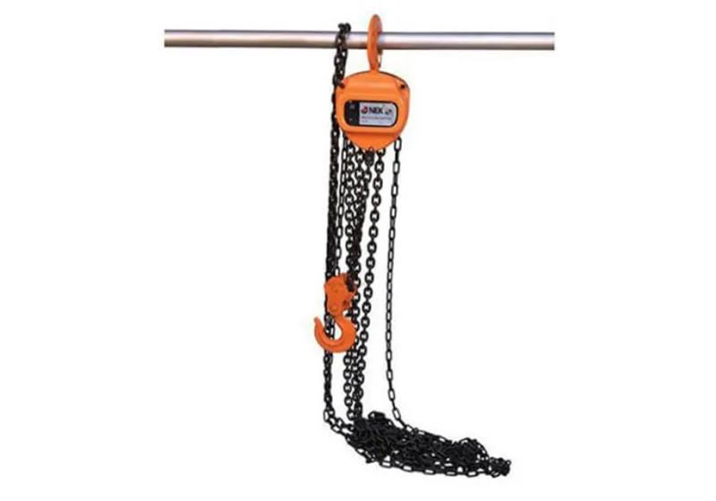 جرثقیل زنجیری دستی نک ۱۰ تن مدل N-10-6