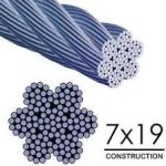 سیم بکسل استیل 19*7 سایز18