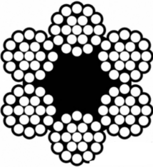 سیم بکسل جرثقیل ۶X19